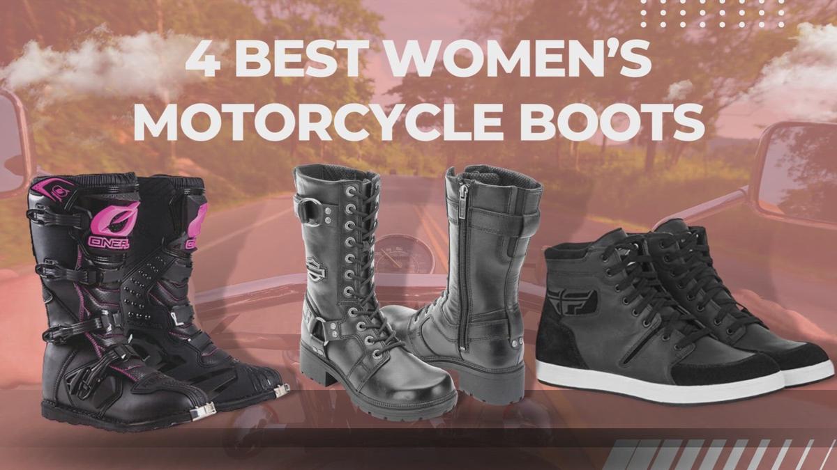 'Video thumbnail for 4 Best Women’s Motorcycle Boots'
