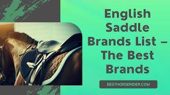 'Video thumbnail for English Saddle Brands List – The Best Brands'