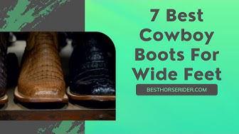 'Video thumbnail for 7 Best Cowboy Boots For Wide Feet'
